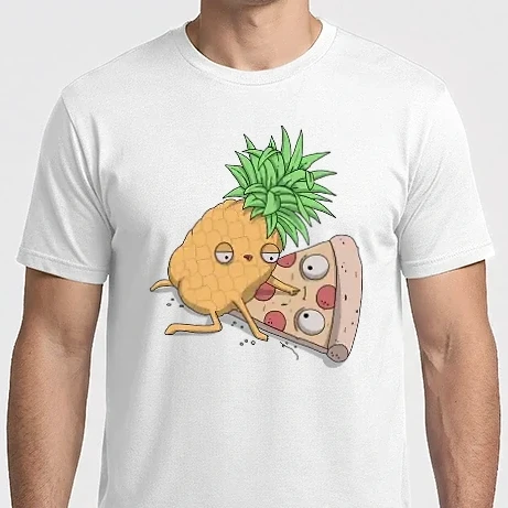 Férfi Imperial póló - Ananász és Pizza