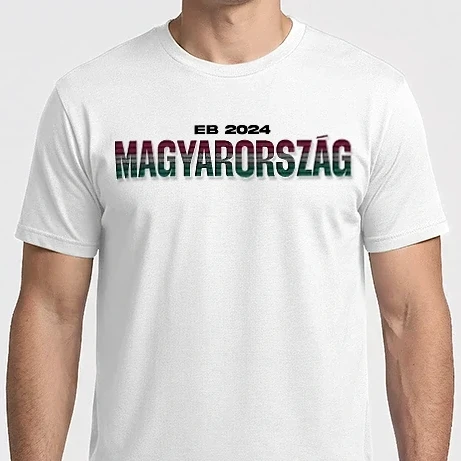 Férfi Imperial póló - EB 2024 magyarország text