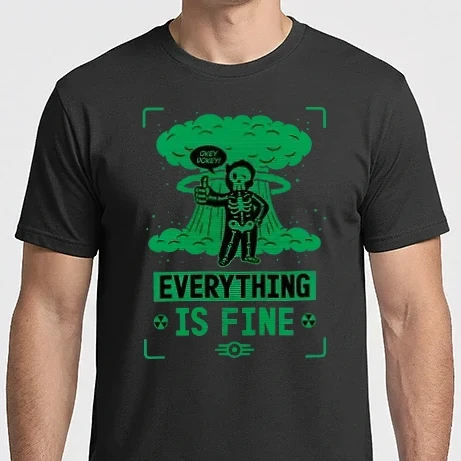 Férfi Imperial póló - Fallout Vault Boy