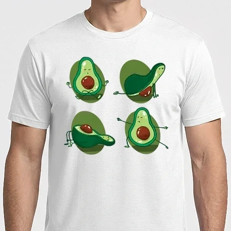 Férfi Imperial póló - Jógás avokádó