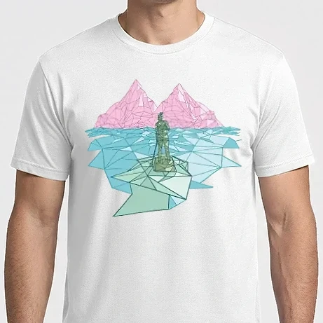 Férfi Imperial póló - Lowpoly Padding