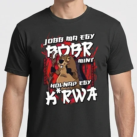 Férfi Imperial póló - Jobb ma egy Bóbr