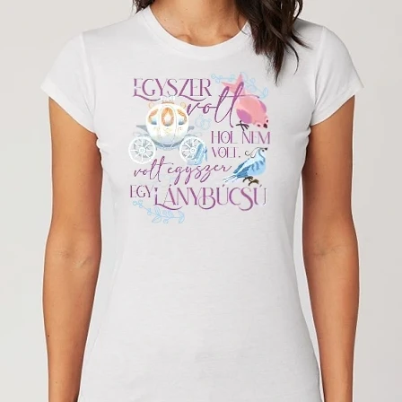 Női Alap póló - Hamupipőke menyasszony lánybúcsú