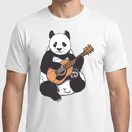 Férfi Imperial póló - Gitáros panda