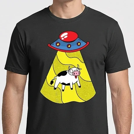 Férfi Imperial póló - Ufo és tehén