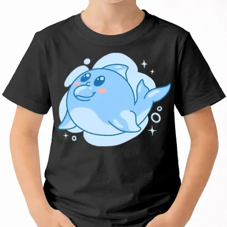 Uniszex gyerek Póló - Cuki delfin