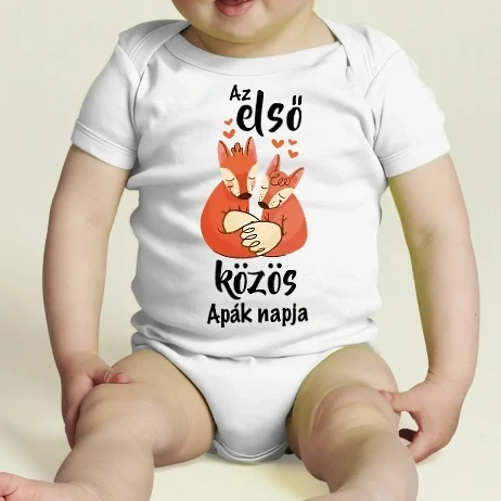 Baba body - Az első közös Apák napja - rókák 