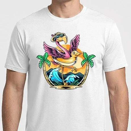 Férfi Imperial póló - Flamingo 