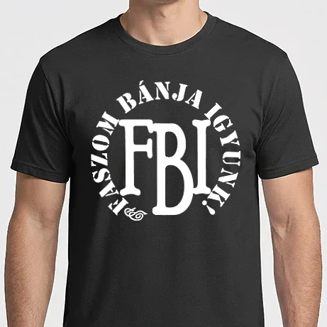 Férfi Imperial póló - FBI fehér