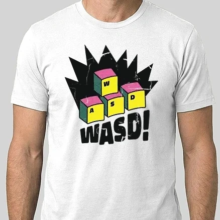 Férfi Alap póló - Wasd