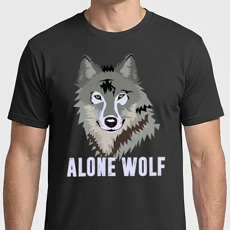 Férfi Imperial póló - Alone Wolf
