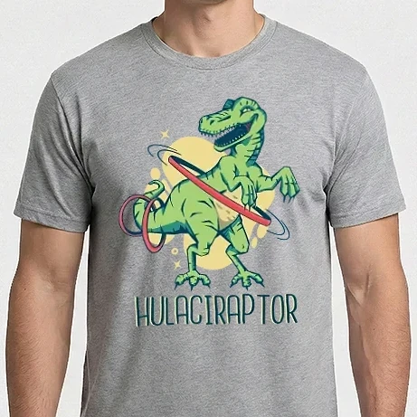 Férfi Imperial póló - Hulaciraptor