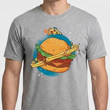 Férfi Imperial póló - Hamburger bolygó