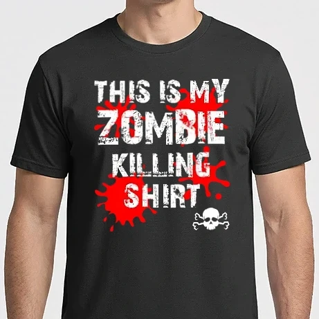Férfi Imperial póló - Zombie killing shirt