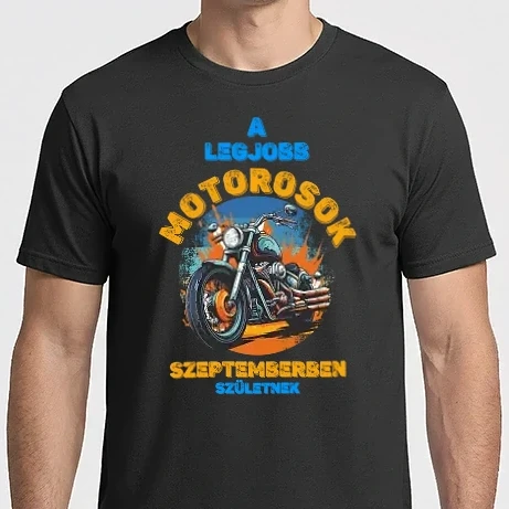 Férfi Imperial póló - legjobb motorosok SZEPTEMBERBEN születnek
