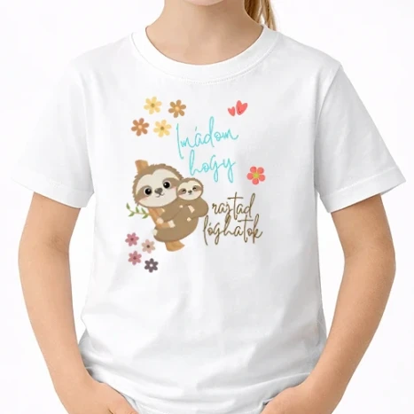 Uniszex gyerek Póló - Anyák napi póló gyerek minta (páros póló)