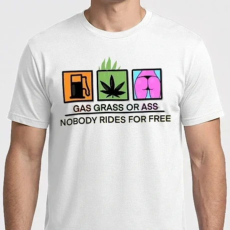 Férfi Imperial póló - gas grass or ass