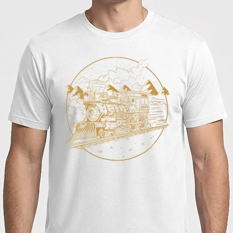 Férfi Imperial póló - Gőzmozdony