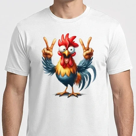 Férfi Imperial póló - Vicces kakas