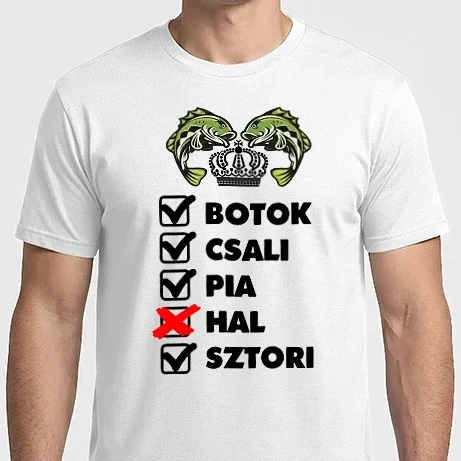 Férfi Imperial póló - Horgász teszt