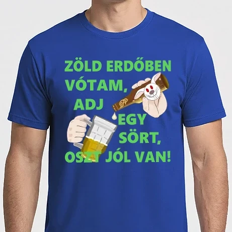 Férfi Imperial póló - Népi Bölcsesség Zöld Erdőben