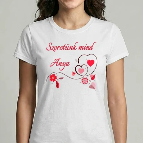 Női Imperial póló - Szeretünk mind anya