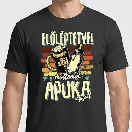 Férfi Imperial póló - Előléptetés APUKA