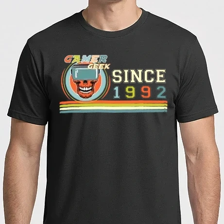 Férfi Imperial póló - gamer geek since 1992, kocka, játékos, születésnap
