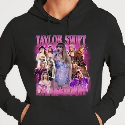 Női kapucnis pulcsi - Taylor Swift ERAS bootleg