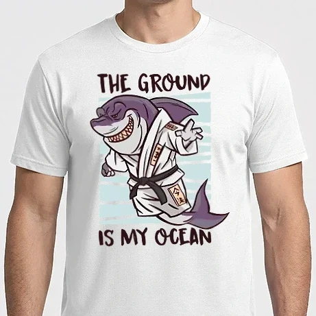 Férfi Imperial póló - Karate cápa