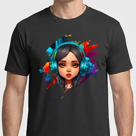 Férfi Imperial póló - Gamer lány