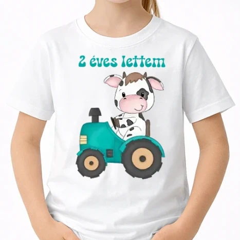 Uniszex gyerek Póló - 2 éves lettem bocis