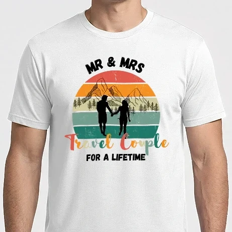 Férfi Imperial póló - Mr & Mrs - TravelCouple - hiking