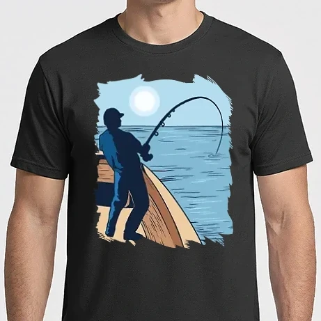 Férfi Imperial póló - Fishing