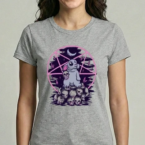 Női Imperial póló - Pentagram nyuszi