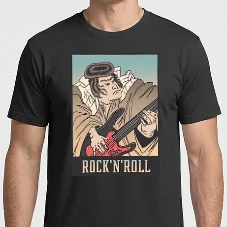 Férfi Imperial póló - Rock and Roll Ukiyo