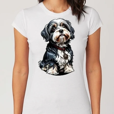 Női Alap póló - Bishon havanese 01