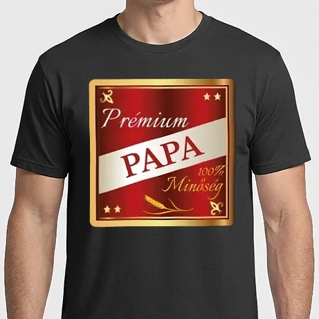 Férfi Imperial póló - Prémium Papa - 100%