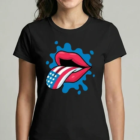 Női Imperial póló - American Tongue