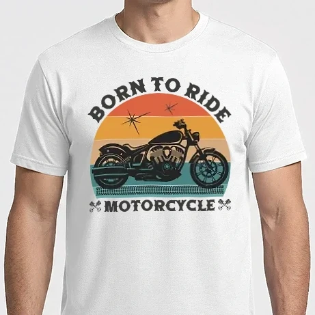 Férfi Imperial póló - Motorozásra született - Born To Ride Motorcycle