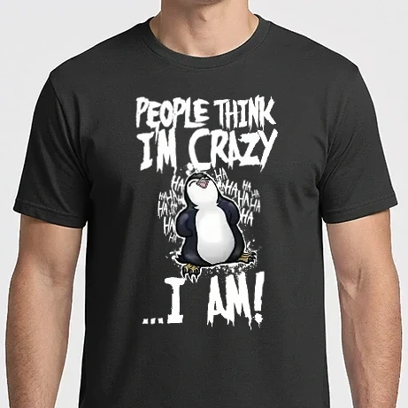 Férfi Imperial póló - People think I'm crazy...