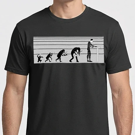 Férfi Imperial póló - Evolution of Music