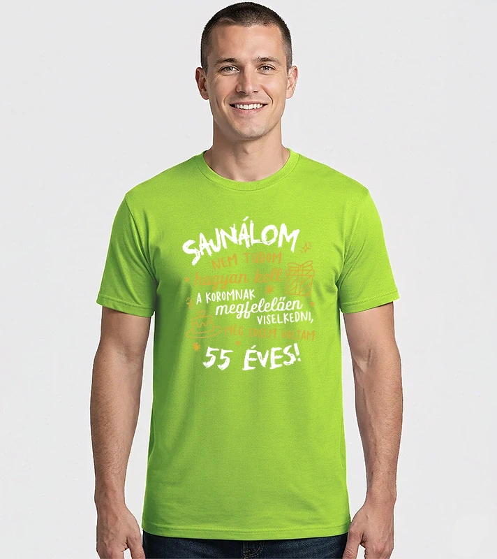 Még sosem voltam 55 éves – Férfi Imperial póló