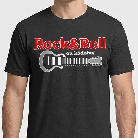 Férfi Imperial póló - Rock and rollra kódolva