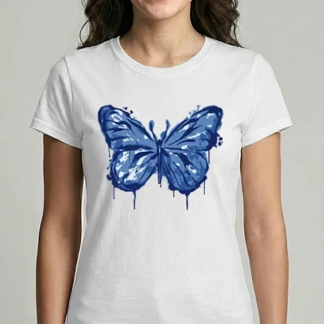 Női Imperial póló - Festék pillangó