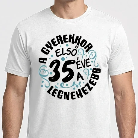Férfi Imperial póló - Gyerekkor 35 éves