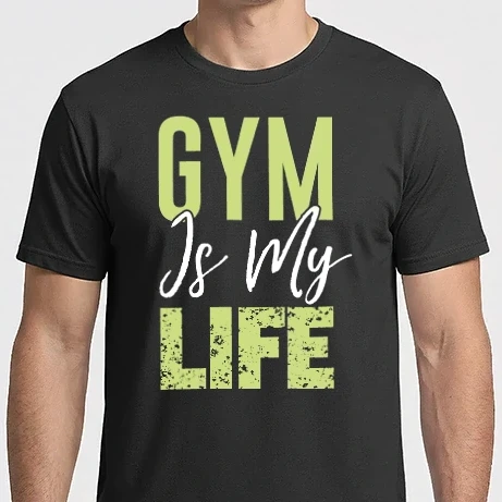 Férfi Imperial póló - Gym Is My Life - Az edzőterem az életem