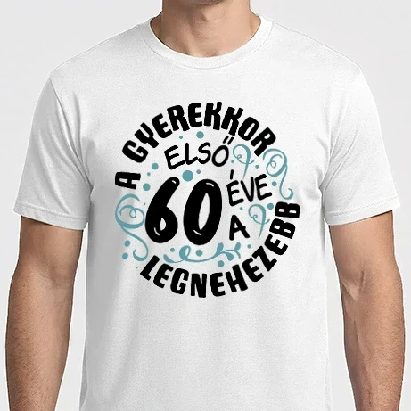 Férfi Imperial póló - Gyerekkor 60 éves