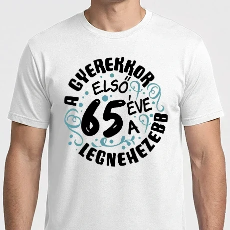 Férfi Imperial póló - Gyerekkor 65 éves