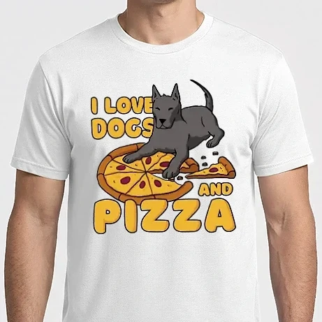 Férfi Imperial póló - pizzás póló